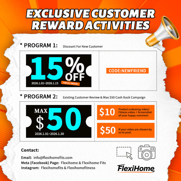 Happy New Year & Exclusive Customer Reward Programs (Up to $50 Cash Back)