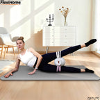 FlexiHome ZJ6TLJTQ Leg-Shaping Ball used at home for leg shaping exercises, showing comfortable and practical home fitness