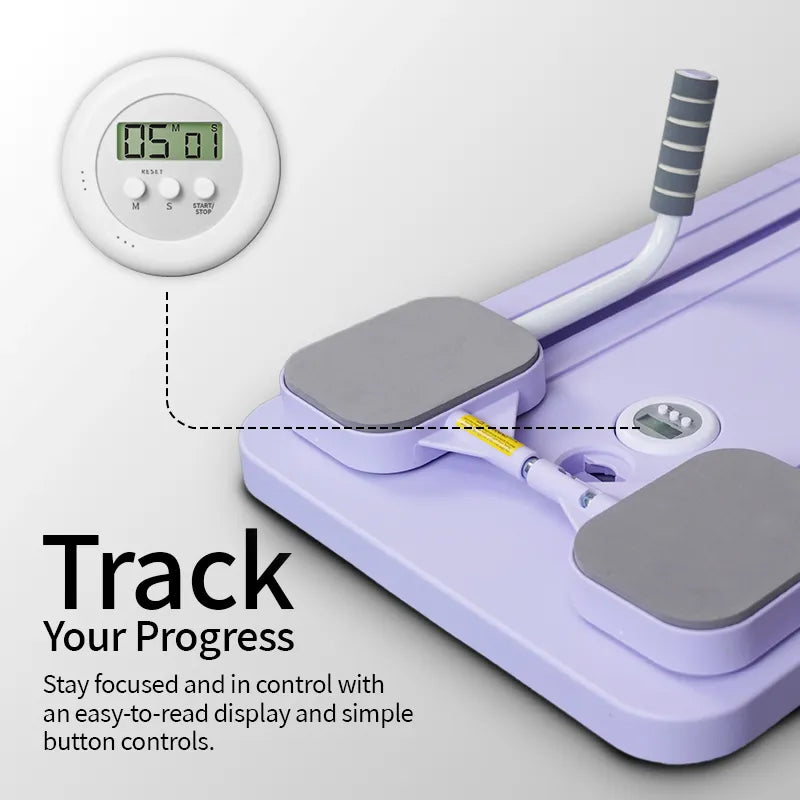 Tabla de Pilates para todo el cuerpo en casa: entrenador de core, equilibrio y flexibilidad