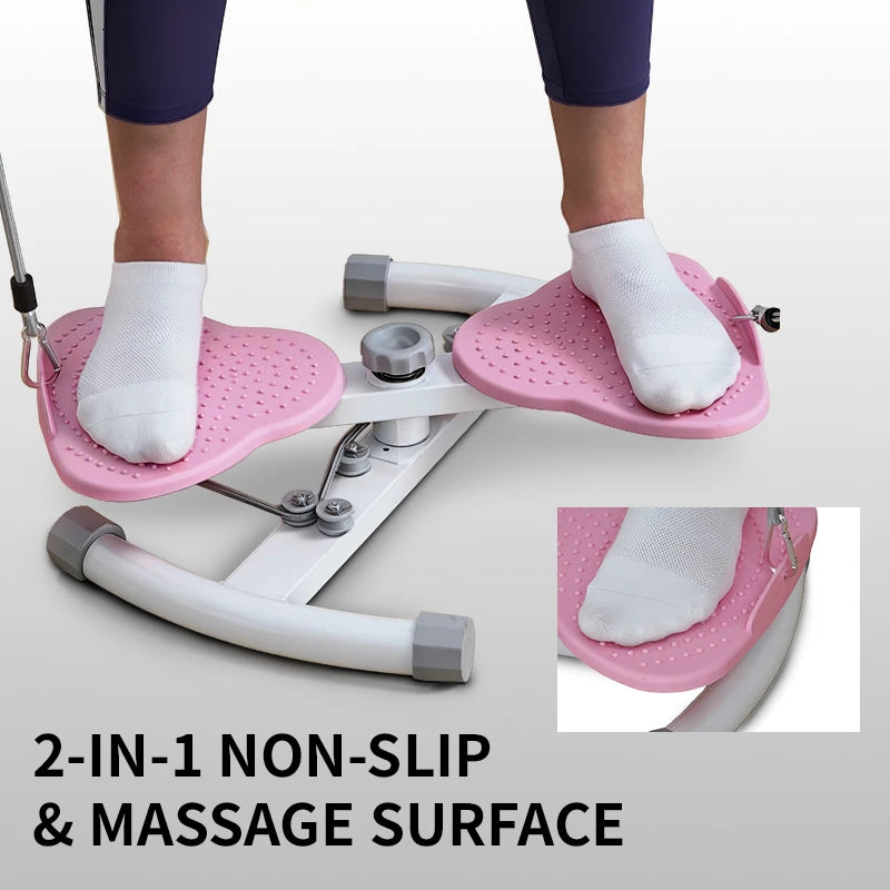 Twist disc showing non-slip points and massage nodes, 2-in-1 design
