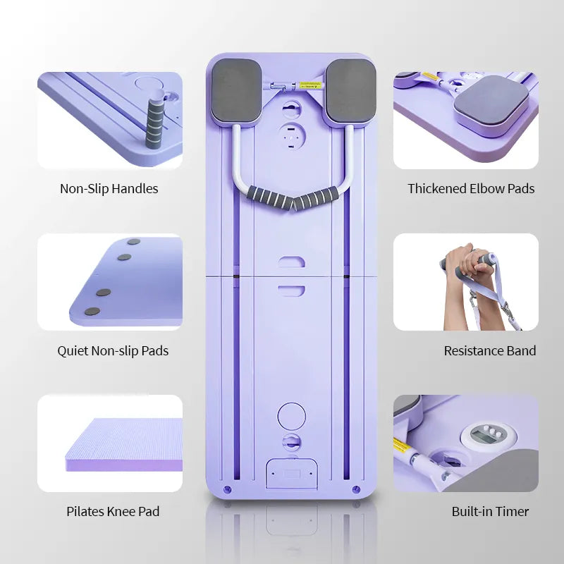 Tabla de Pilates para todo el cuerpo en casa: entrenador de core, equilibrio y flexibilidad