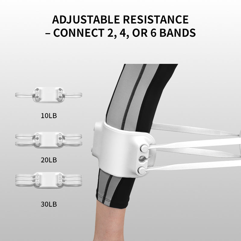Leg toner ring showing three-level adjustable resistance
