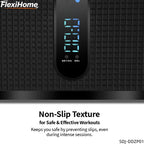 FlexiHome SDJ-DDZP01 treadmill highlighting non-slip surface and safety features for stable and secure home exercise