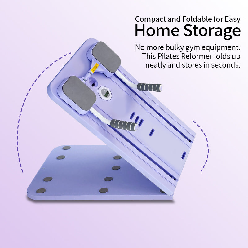FlexiHome Pilates Board foldable design for effortless home storage without heavy lifting