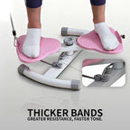 Twist disc showing elastic bands on the bottom
