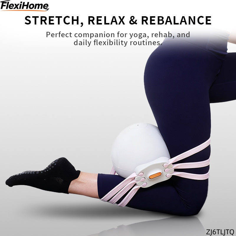FlexiHome Leg-Shaping Ball ZJ6TLJTQ used for full-body stretch and recovery, promoting flexibility and relaxation