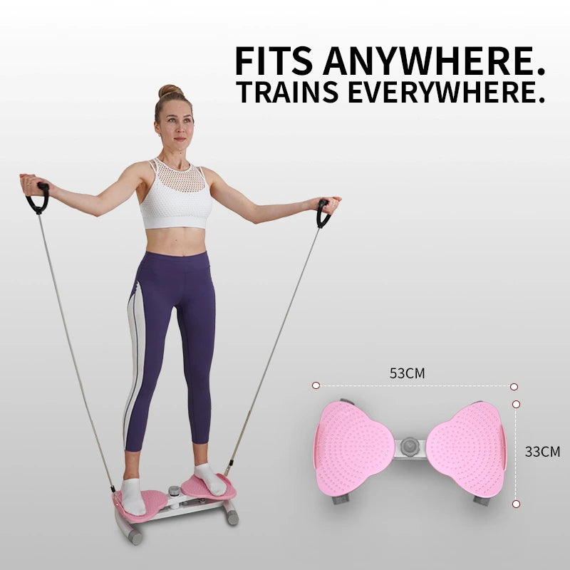 Model using twist disc indoors
