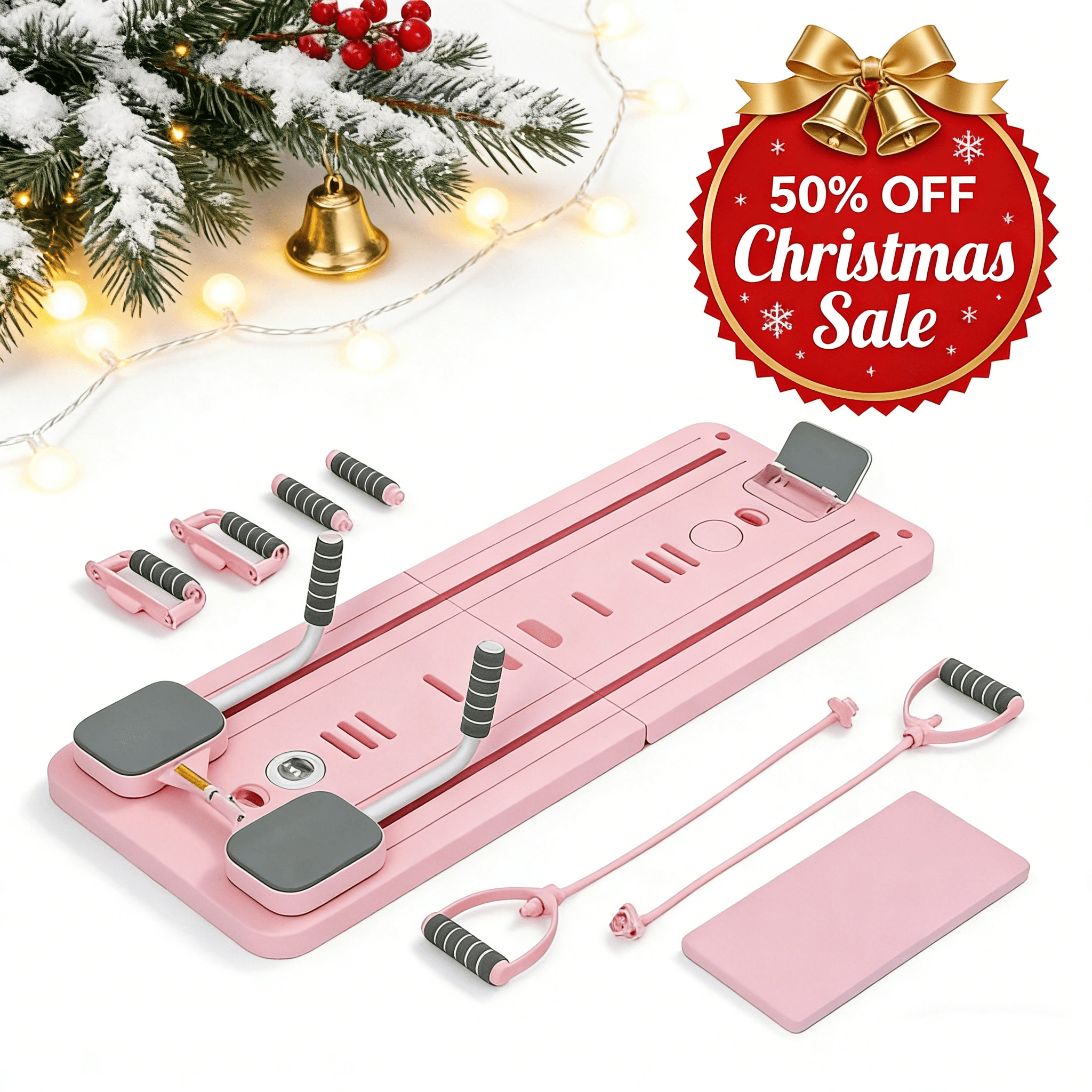 Pink Pilates Board Christmas edition product image
