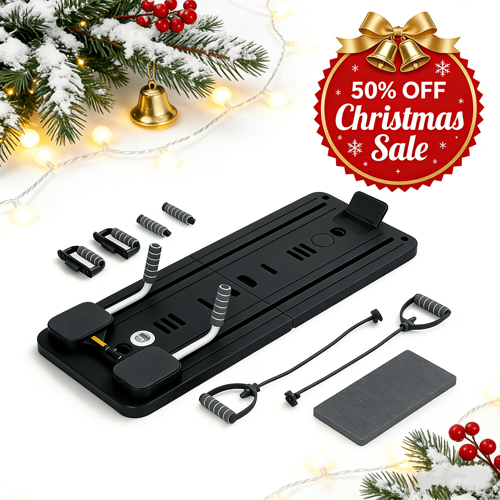 Black Pilates Board Christmas edition product image
