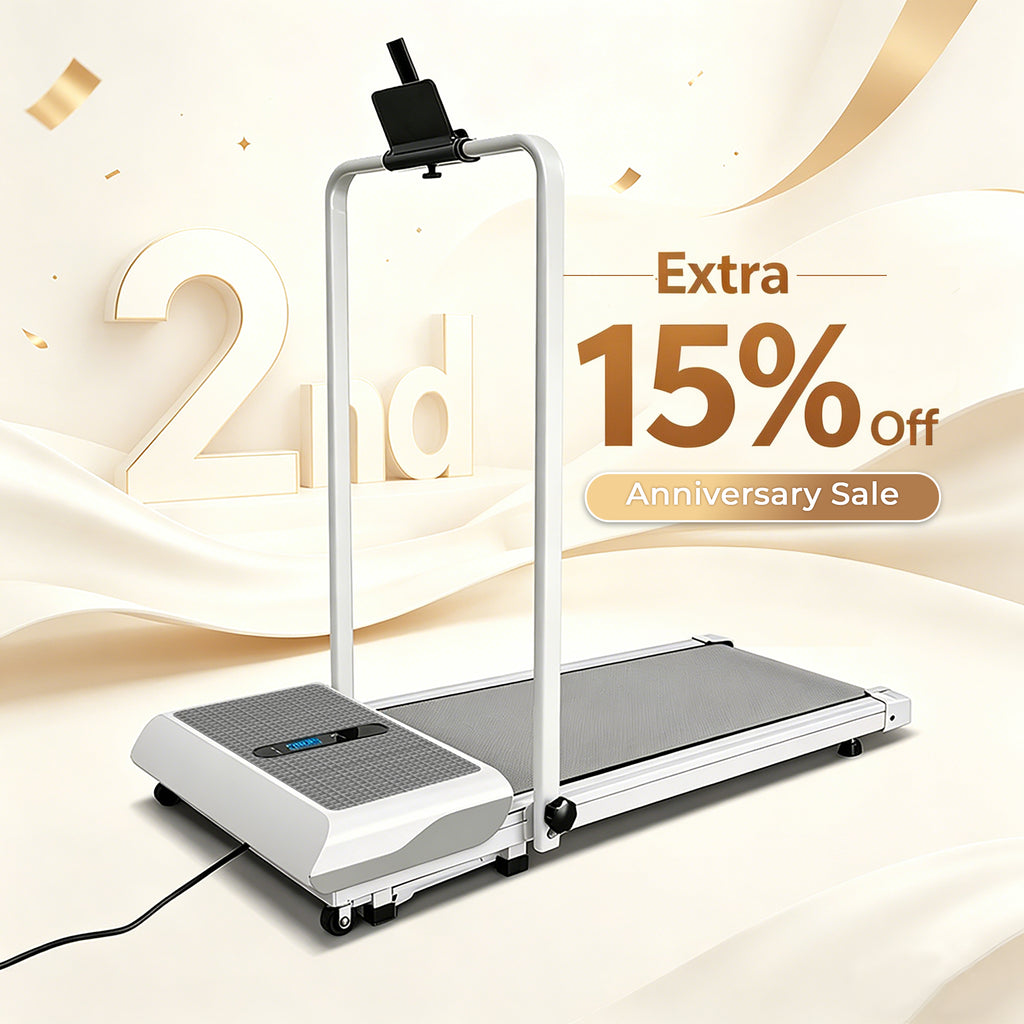 Dual-Mode Jogging & Vibration Fitness Pad