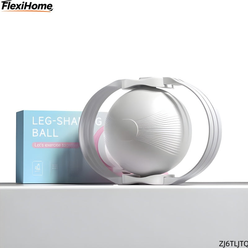 ZJ6TLJTQ Leg-Shaping Ball — minimalist gray fitness toning ball for leg and inner thigh workouts. Compact, elegant design ideal for home exercise and body shaping routines.
