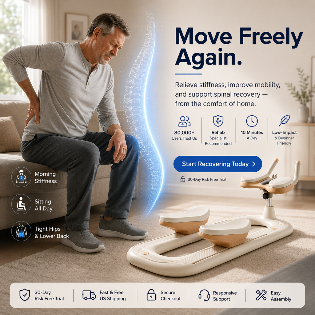 Flexihome Twist Crawler V2 - Relieve Back Pain, Fix Spine Stiffness & Sculpt Your Midsection