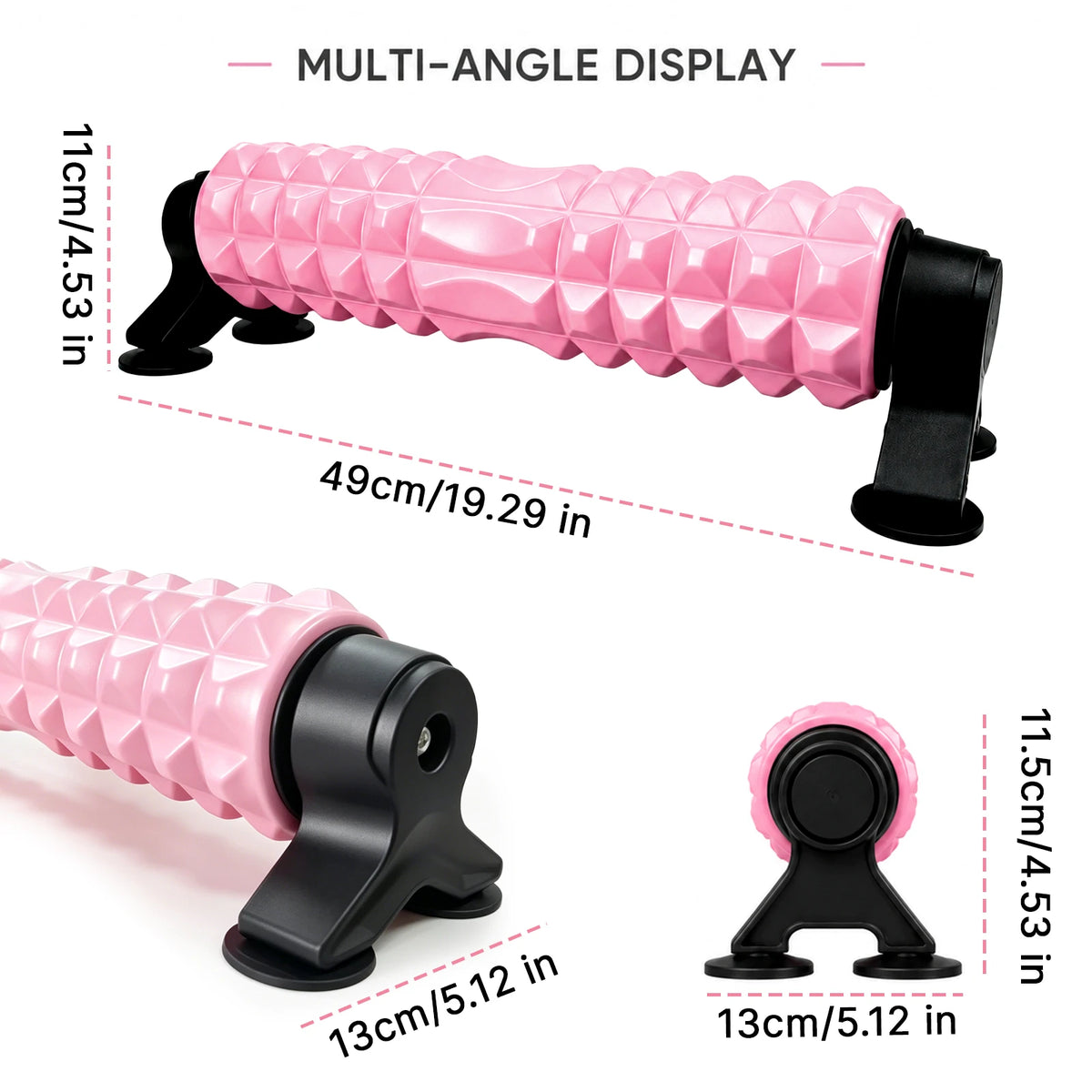 FlexiHome Suction-Mount Deep Tissue Foam Roller
