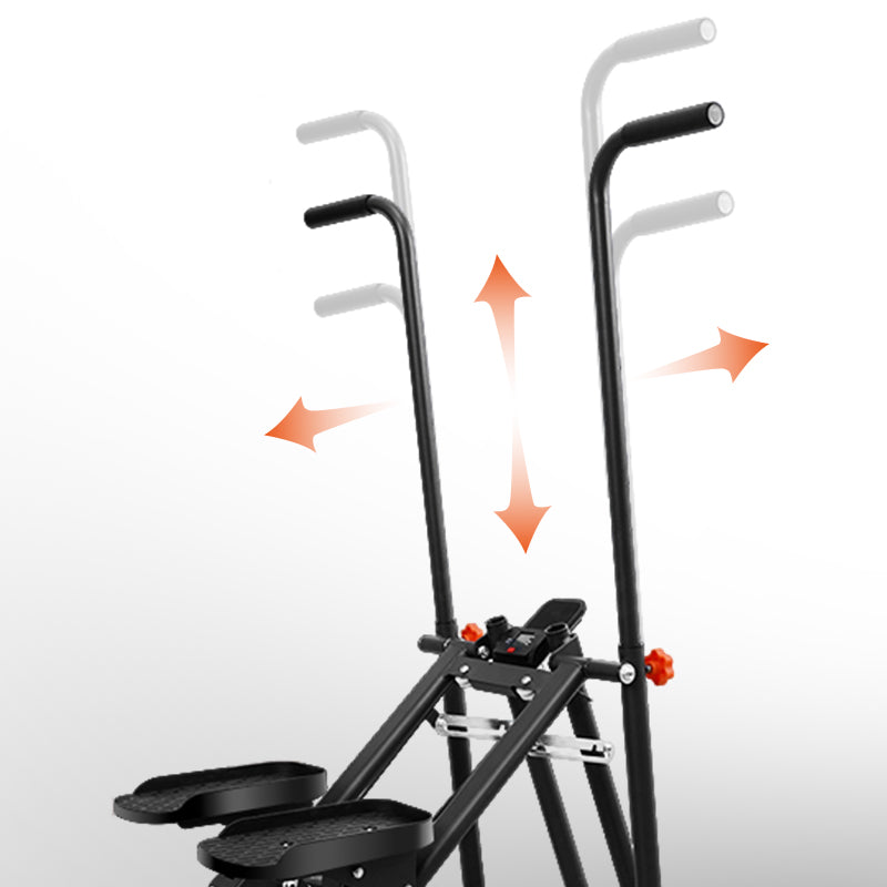 FlexiHome Stair Climber PLJ-KTJYJK handle adjustment feature showing multiple height and angle settings for personalized workout comfort.