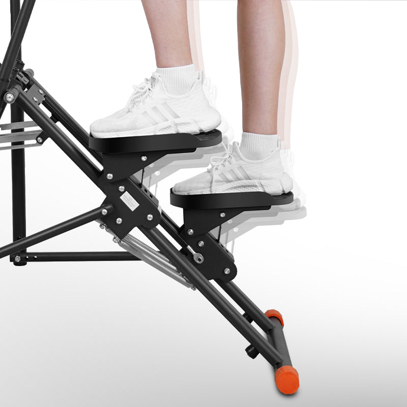 FlexiHome Stair Climber PLJ-KTJYJK pedal detail highlighting up-and-down sliding mechanism for ergonomic home workouts
