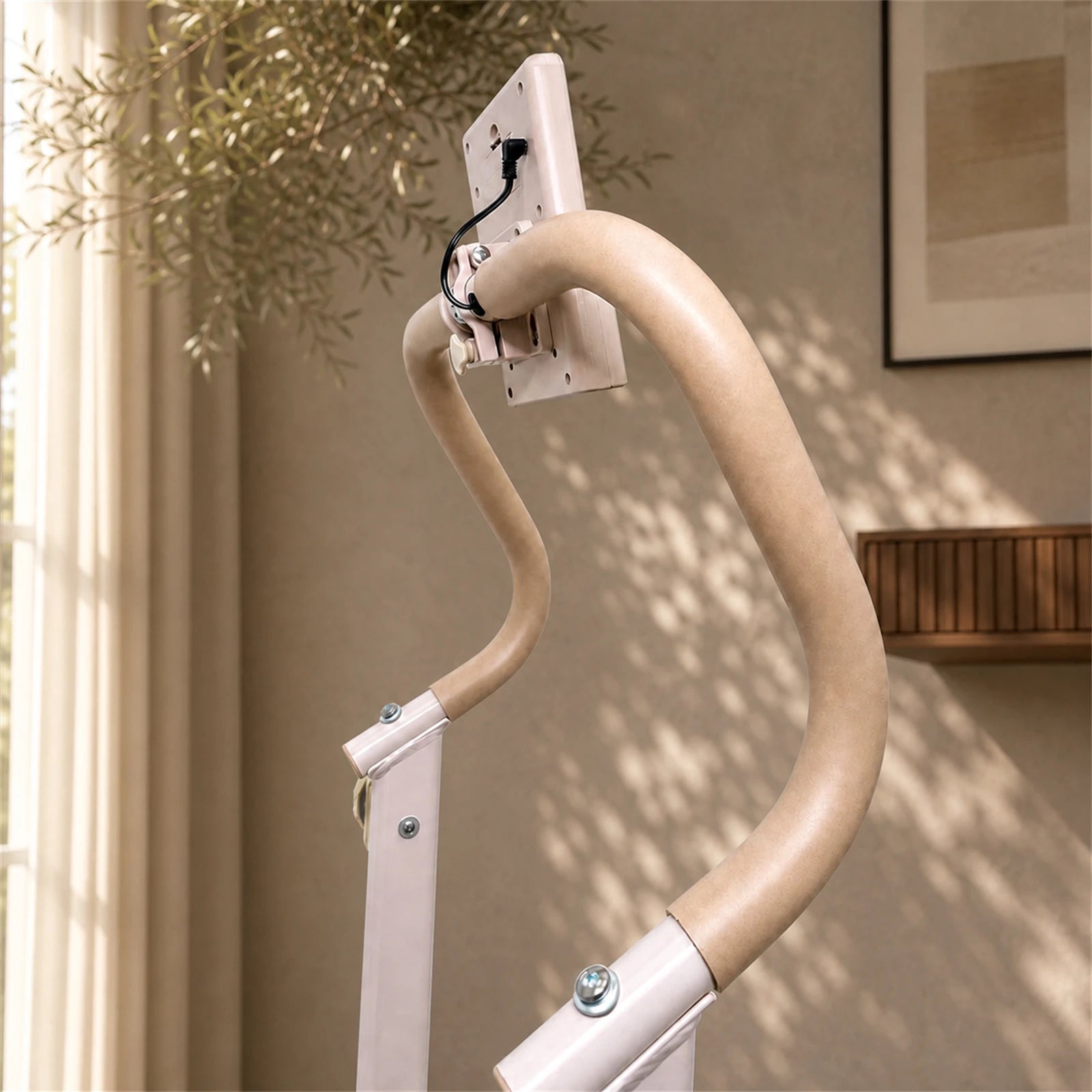 Full-length stair climber handlebars