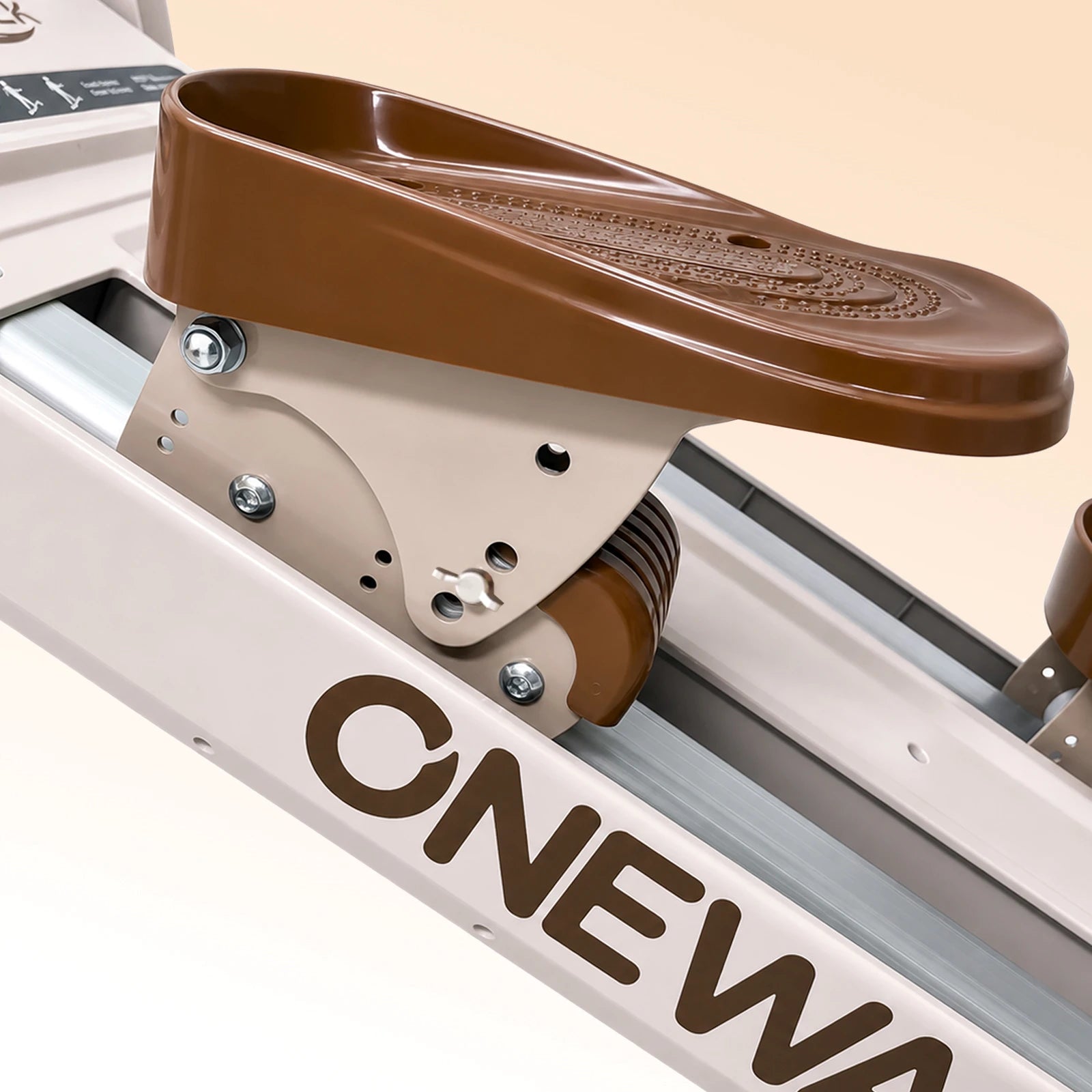 Wide stair climber foot platform