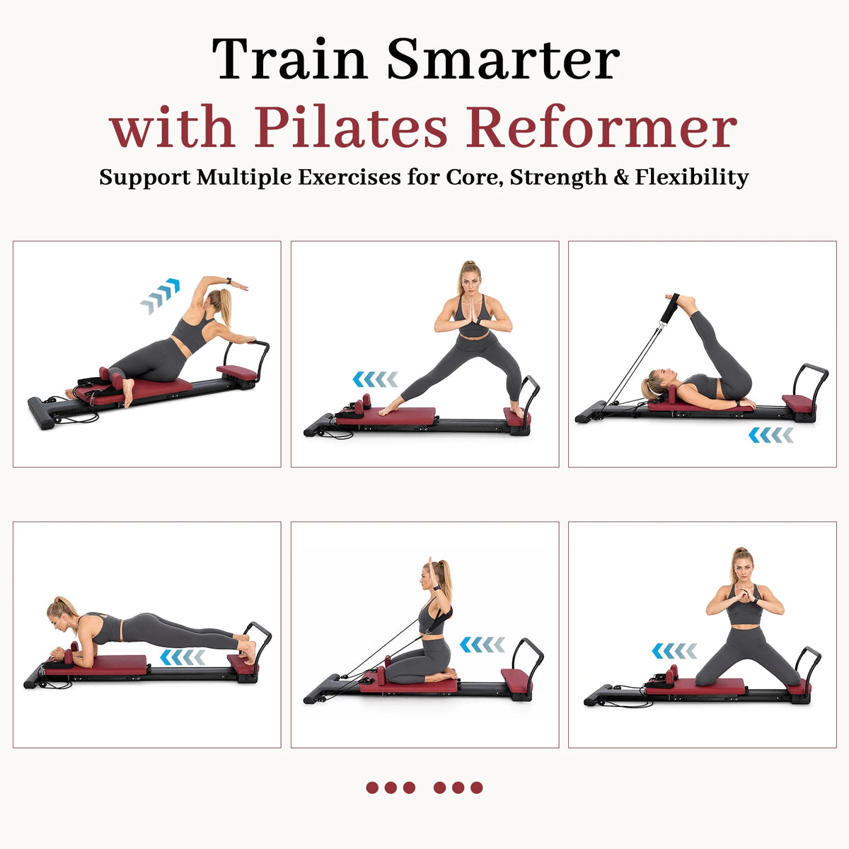 FlexiHome Home Floor Pilates Reformer