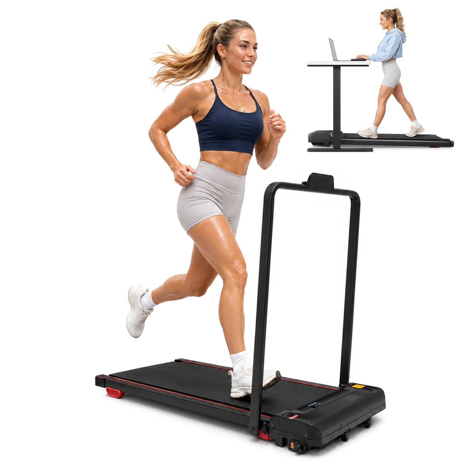 FlexiHome 3-in-1 Walking Pad Treadmill