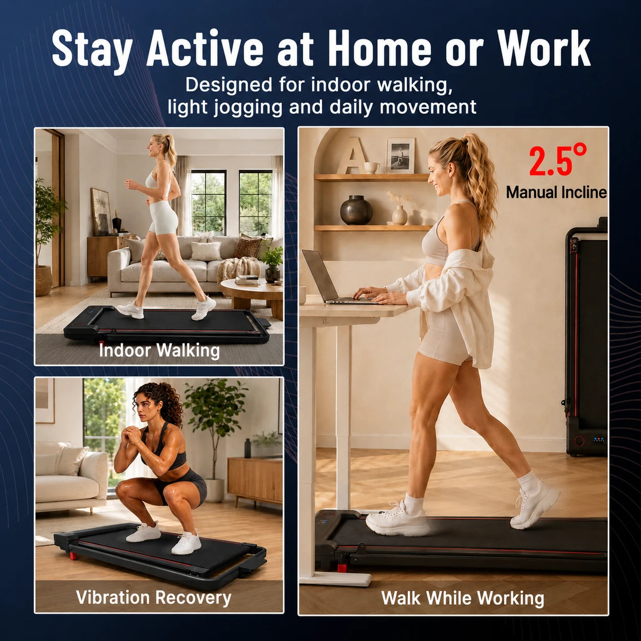 Stay active at home or work