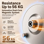 Dual-core magnetic resistance system up to 56 kg output