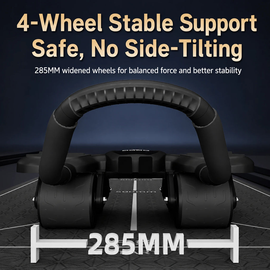 FlexiHome 4-Wheel Assisted Rebound Ab Roller