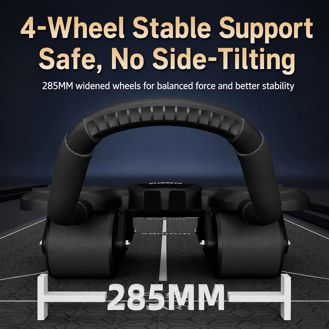 FlexiHome 4-Wheel Assisted Rebound Ab Roller