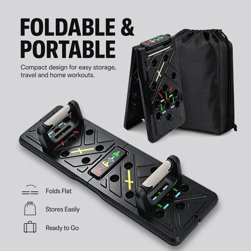 Flexihome foldable push up board home workout system