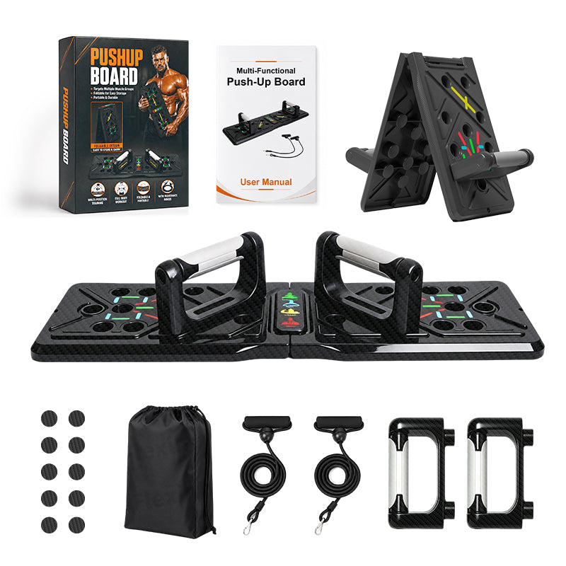 Push-up board package and accessories